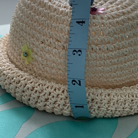 Little girl straw hat - Picture 7 of 10